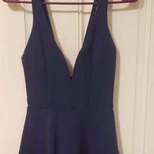 Lulu's Love Galore Scrappy Sleeveless Skater Dress